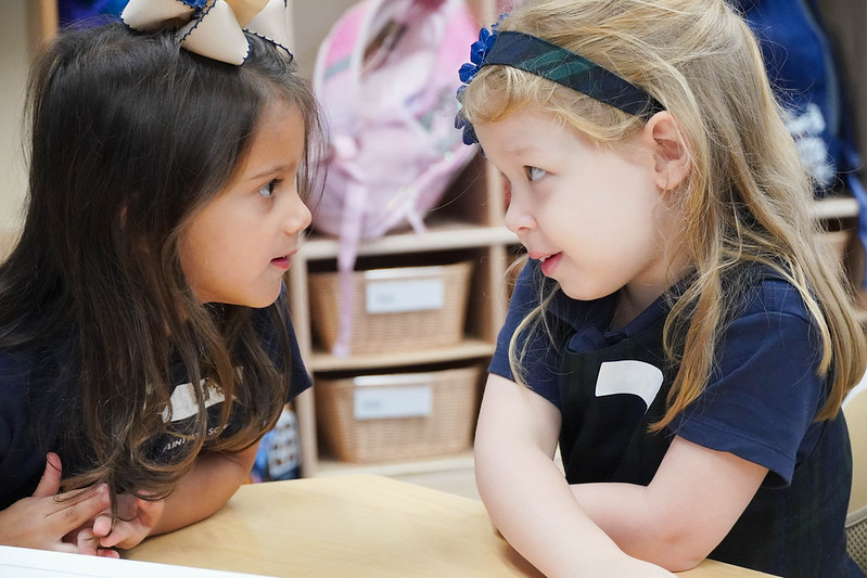  Making friends and engaging in social behaviors like parallel play are so important at this age — and we give them many opportunities to do so.
